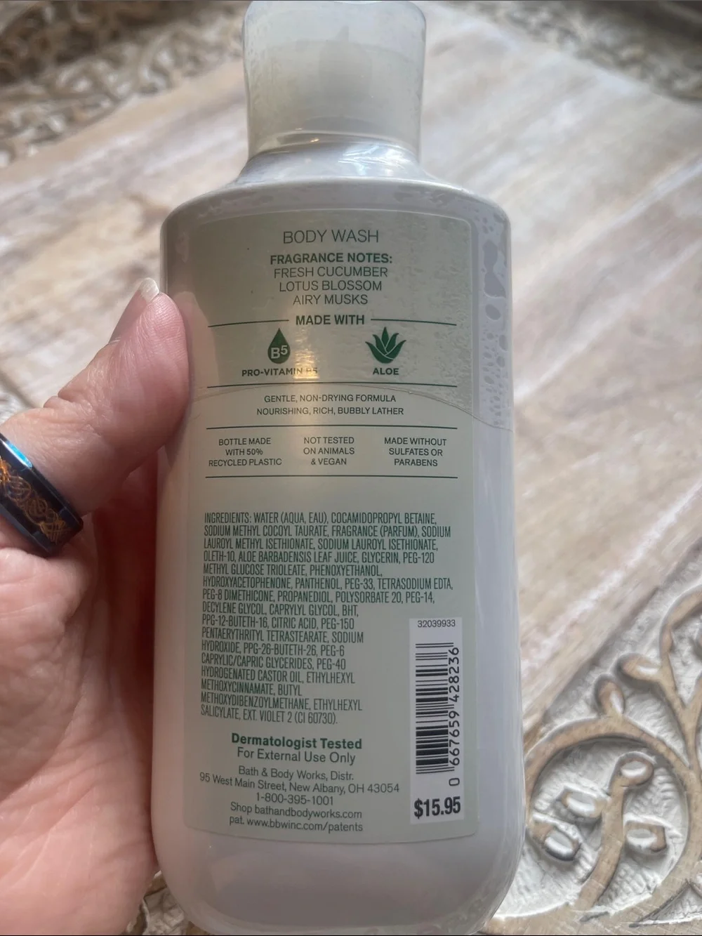 Bath & Body Works Crisp & Clean Body Wash - Green